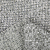Tissu tissé en polyester 100% Textile teint uni respirant pour canapés et coussins de meubles à Dubaï
