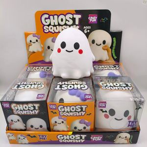 Jouet anti-stress QY Ghost Squishy, 13,5 cm, grand modèle, rebond lent, jouet à presser Kawaii Ghost avec boîte cadeau pour décoration d'Halloween, cadeau - Product Image 6