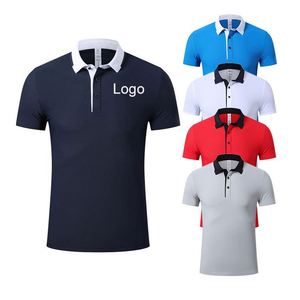 Camiseta Deportiva Unisex de Talla Grande 2024 con Logotipo Personalizado, Camiseta de Golf Sublimada, Camisetas Polo de Nailon y Elastano - Product Image 1