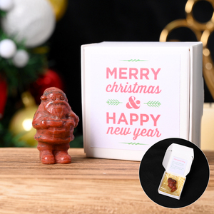 Customized Natural Crystal Mini Carving DIY Gemstone Christmas Carvings with Gift <b>Box</b> for Children Gift - Product Image 6