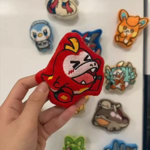 <span class=keywords><strong>Caja</strong></span> Sorpresa de Peluches Pokémon al por Mayor, Imán de Nevera de Doble Uso de 58mm, Llavero, Colgante de Cuero Eevee Gengar, Decoración Kawaii - Product Image 6