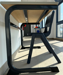 Dành Cho Người Lớn Bàn Và Ghế Kim Loại Khung Đồ Nội Thất Trường Học Cho Cao Đẳng Đại Học & Lớp Học Giáo Viên-Học Sinh Bảng Trường Và Ghế - Product Image 2