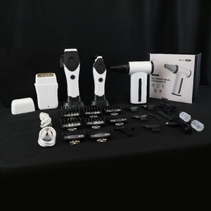 Tondeuse à cheveux professionnelle sans fil 4-en-1 à moteur haute vitesse, tondeuse, rasoir et <span class=keywords><strong>kit</strong></span> ventilateur turbo, machine à couper les cheveux, outils de barbier - Product Image 3
