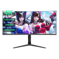 Wucaihong très vente chaude 34 pouces 4k moniteur incurvé 165hz 100HZ 144HZ moniteur d'écran de jeu 4k support OEM ODM