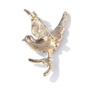 Offre Spéciale <span class=keywords><strong>pas</strong></span> <span class=keywords><strong>cher</strong></span> belle broche en émail broche hirondelle Pigeon broche alliage strass émail oiseau broche broche - Product Image 5