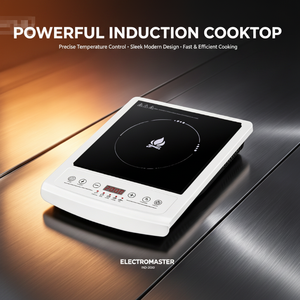 Placa de Inducción Portátil Delgada de 2000W, Cocina Eléctrica Multifunción con Temporizador y Control Digital - Product Image 1