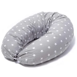 Oreiller de grossesse multifonctionnel, de soutien latéral, pour femmes, coussin d'allaitement et nid de bébé, lit doux pour couchage de bébé