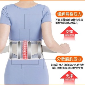 Ceinture de soutien lombaire réglable et respirante pour soulager les maux de dos, taille universelle pour hommes et femmes - Product Image 4