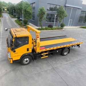 รถบรรทุกพ่วงพื้นเรียบ HOWO 4x2 3 ตัน สำหรับกู้ภัยรถเสีย - Product Image 6