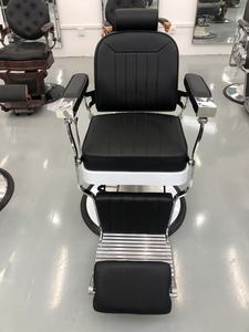 Chaise de barbier Siman moderne en cuir synthétique, inclinable, robuste, hydraulique, durable, rotation à 360 degrés, réglable en hauteur, pour école - Product Image 5
