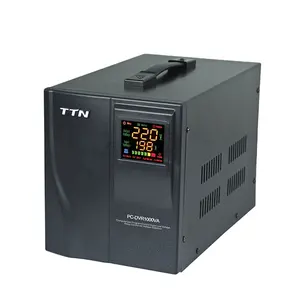 Fábrica diretamente 10kva regulador de tensão automático bom preço regulador 10 amp 12 volts para 180watt solcell step down transformador