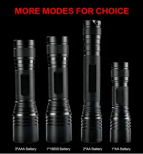 Производитель, Аккумулятор <span class=keywords><strong>AA</strong></span>, супер яркий Карманный Маленький Taschenlampe, фонарик, световой зум, linterna, металлический светодиодный Мощный мини-фонарик EDC - Product Image 6