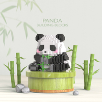 Mini blocs de construction créatifs de style chinois, jouets éducatifs pour enfants, bricolage