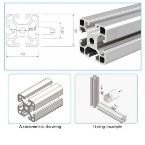 맞춤형 곡선 알루미늄 압출 프로파일 4040 벤딩 서비스 아치 구조 프레임워크용 CNC 가공 - Product Image 6