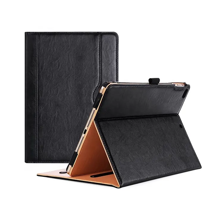 Leather Stand Folio Cover Case for iPad 9.7 inch 2018 iPad 6th Generation / 2017 iPad 5th Generation Case