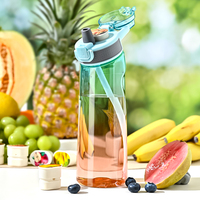 Nouvel ensemble de tasses écologiques avec technologie anti-odeur et options de parfum, bouteille pour le bureau, la salle de sport, l'école, les voyages, le chant, la danse, la natation