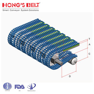 Hongsbelt gıda İşleme plastik modüler konveyör bant modüler kemer konveyör zinciri - Product Image 5