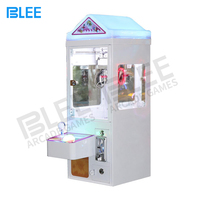 Blee Brand Factory Wholesale Coin Operated Indoor Mini Claw Machine Small Toy Crane Metal Frame 110V/220V 12-Month Warranty