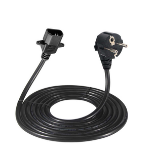 สายไฟ EU H05VV‑F 3×1.0mm² H05W‑F, ขั้วต่อ IEC C14 สำหรับคอมพิวเตอร์ PSU และ PCIe - Product Image 1