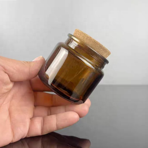 Bougeoirs et lanternes en verre de style <span class=keywords><strong>Yankee</strong></span> de 100ml et 200ml avec couvercles en liège pour la fabrication de bonbons - Product Image 2