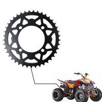 Chaîne à Dents pour Moto, 428, 428 #, 41T, 48T, pignon de roue arrière pour Go Kart Buggy Quad Bike