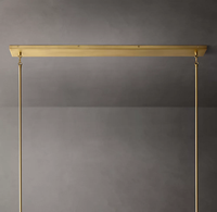 Lampe suspendue en laiton au design américain Lustre en verre personnalisé moderne et simple pour salon salle à manger maison