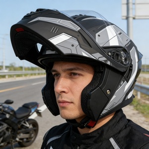 Casco Modulare Unisex Bestseller in ABS per Ciclismo e Moto, Caschi Aperti per Adulti, Produzione Personalizzata - Product Image 6