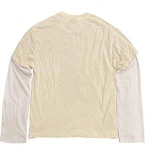 เสื้อยืดแขนยาวผ้าฝ้ายสองชั้นสำหรับผู้ชายวินเทจพิมพ์ลายดิจิตอล100% กราฟิกกำหนดเอง - Product Image 4