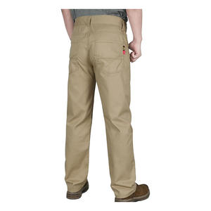 FR 의류 CAT2 아크 플래시 안전 난연 편안한 맞춤 탄성 허리 물/얼룩 방지 작업 바지 내화성 바지 - Product Image 2