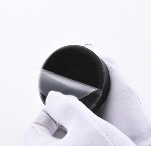 Modern ABS <strong>Bathroom</strong> <strong>Accessories</strong> Round Shape Robe Hook Matte Black <strong>Suction</strong> Cup Hook Eco-Friendly Easy Clean - Product Image 4