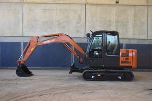 Miniexcavadora Usada de 6 Toneladas Hitachi ZX60C-5A en Venta, Excavadora de Segunda Mano Hitachi ZX55 ZX60 ZX70 con Nueva Cuchilla y Orugas - Product Image 2