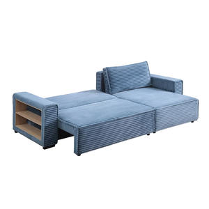 Luxury Sleeping Sofa <strong>Bed</strong> With Storage Pull Out Sofa <strong>Bed</strong> Small Size L Shape Sofa <strong>Bed</strong> for Living Room Furniture With Ottoman - Product Image 5