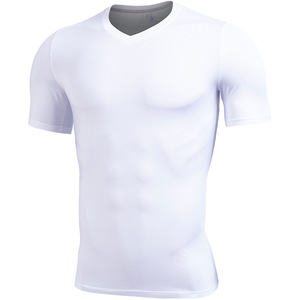 <strong>Mens</strong> Blank Quick Dry Moisture Wicking Active Athletic Tech Performance Wholesale Muscle <strong>V</strong> <strong>Neck</strong> <strong>T</strong> <strong>Shirt</strong> - Product Image 3