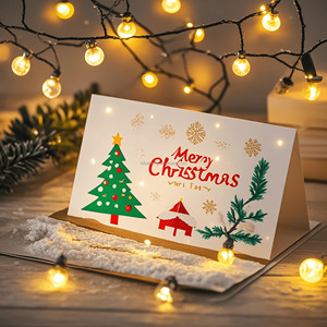 Cartes de remerciement pliables A6 écologiques personnalisées pour les affaires de perruque Logo en relief et enveloppe incluse - Product Image 2