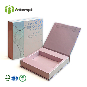 Boîte cadeau en <span class=keywords><strong>papier</strong></span> rigide avec fermeture magnétique, doublée d'éponge, en matériaux recyclés, pour les soins personnels, les couches et le <span class=keywords><strong>papier</strong></span> toilette, avec logo personnalisé - Product Image 1