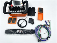 Télécommande sans fil pour excavatrice hydraulique, multi-joysticks, écran LCD, télécommande industrielle pour véhicules de construction