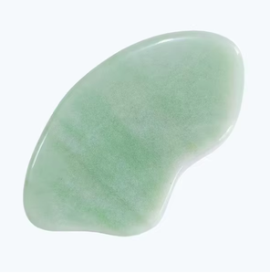 Plaque de massage en jade aventurine verte naturelle pour les yeux et le visage - Product Image 1