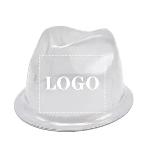 2024新款zjm 2023时装秀促销批发优质男女通用定制夏季透明塑料软呢帽