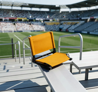 Chaise de plage et de stade XINGRUI moderne en fer Oxford orange – Portable, légère, pliable, écologique, durable, pour utilisation en extérieur et au parc