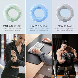 Fortalecedor de agarre de <span class=keywords><strong>mano</strong></span> Ejercitador de dedos Trigger de túnel carpiano Alivio del <span class=keywords><strong>dedo</strong></span> Mejora del dolor de muñeca para la Fuerza de la <span class=keywords><strong>mano</strong></span> Destreza - Product Image 4