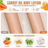 Lotion Corporelle Hydratante Éclaircissante et Blanchissante à l'Huile de Carotte 500ml pour Peaux Noires – Action Rapide Éclat pour Femme Africaine
