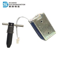 Fournisseur d'usine DS0837 Solénoïde à cadre ouvert 12/24V CC pour serrure de porte électronique