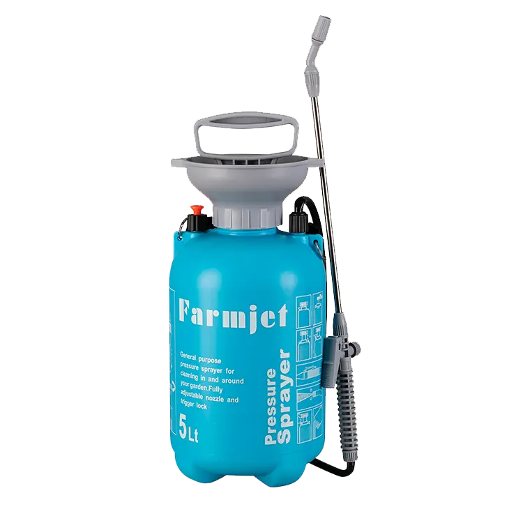 Spruzzatore manuale dell'ugello regolabile dell'asta dell'acciaio inossidabile dello spruzzatore del giardino della spalla di farm jet 5L