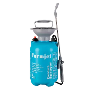 Farmjet 5L Manual Shoulder Garden Sprayer Stainless Steel Boom Adjustable Nozzle Hand Sprayer