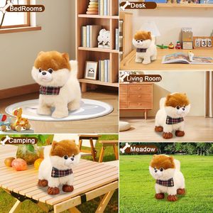Chiot jouets pour enfants chien jouet contrôle réaliste Musical danse animé en peluche animal de compagnie avec laisse créatif animaux en peluche jouets cadeaux - Product Image 6