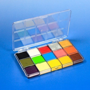 ชุดสีเพ้นท์หน้าและตัว 15 สี ปลอดสารพิษ 24 สี ชนิดน้ำมัน ล้างออกได้ พร้อมพู่กัน 10 ด้าม สำหรับเด็ก วัยรุ่น และผู้ใหญ่ เหมาะสำหรับงานเทศกาล ศิลปะ และการเพ้นท์ - Product Image 2