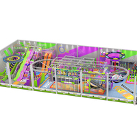 Soluciones de Juego Interior para Niños, Personalizadas, Comerciales, Escolares, con Temática Espacial, Tobogán Grande, Área de Juegos Interior para Centros Comerciales