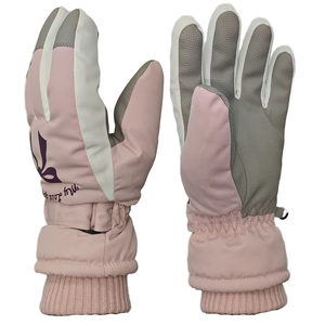 Mitaines de ski d'hiver imperméables pour hommes et femmes Technologie d'écran tactile Doublures de gants en cuir personnalisable isolé Snowboard - Product Image 3