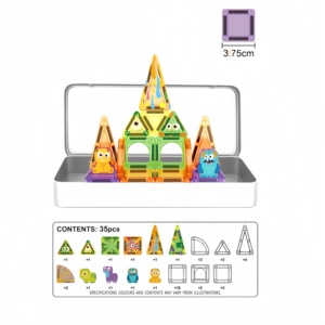 Vente en gros : Nouveaux ensembles de blocs de <span class=keywords><strong>construction</strong></span> magnétiques sur le thème des animaux de la ferme, éducatifs STEM, jouets d'empilage et de <span class=keywords><strong>construction</strong></span> pour tout-petits 2026 - Product Image 5