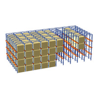 Hochleistungs-Paletten-Industrie regale Fähigkeiten Boltless Warehouse Mehrstufiges Mezzanine-Rack-Stahl lager
